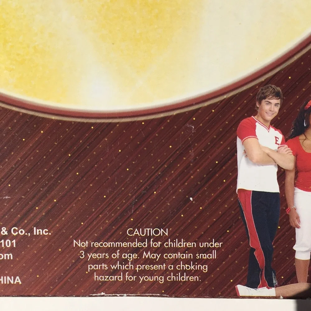FINAL MARKDOWN Disney high school musical wall clock nib